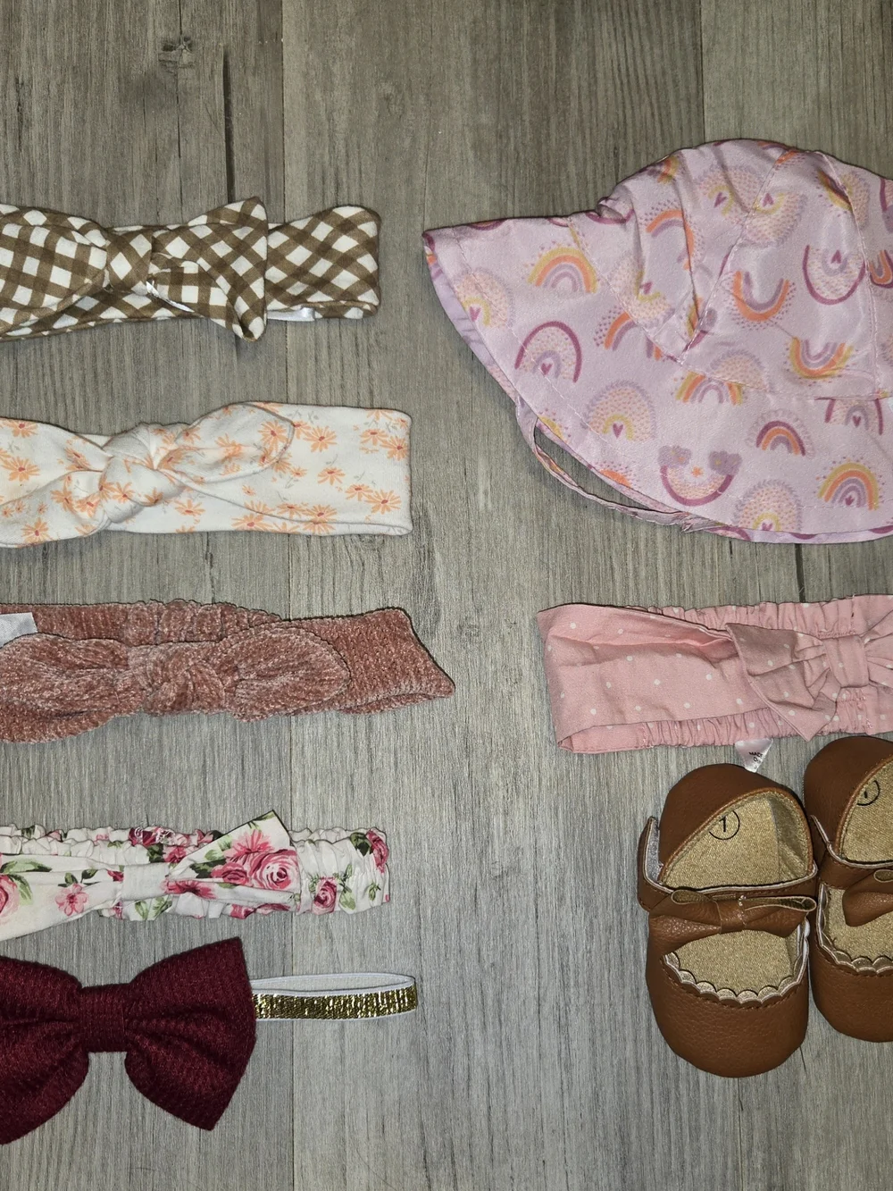 Baby Girl Headbands, Sunhat, Shoes
